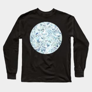 Ice and Diamonds Art Deco Pattern Long Sleeve T-Shirt